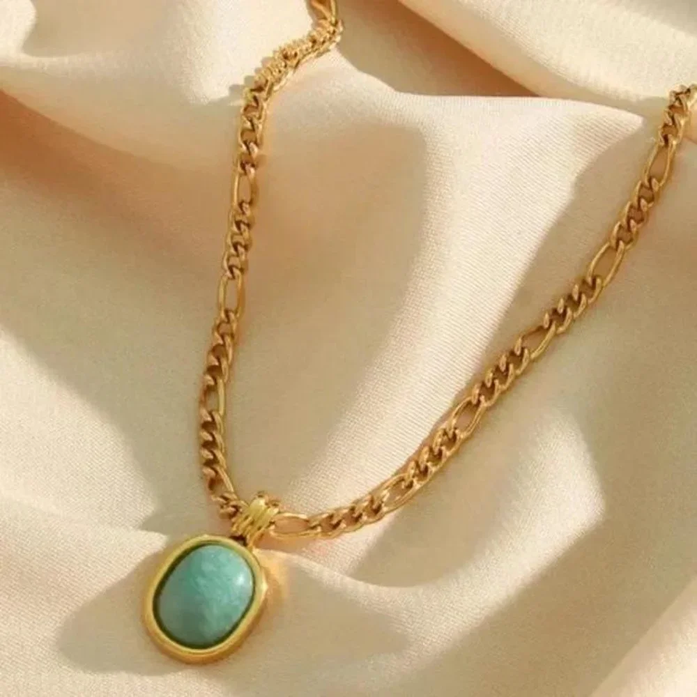 NEW 18K GOLD CHAIN NECKLACE, NICE NECKLACE, CUTE NECKLACE - Picture 2 of 6